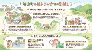 鳩山町の軽トラックでの引越し