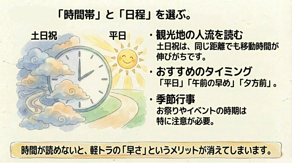 【ポイント2】引越しの日と時間帯