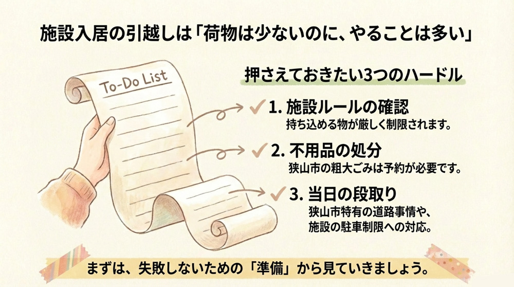 介護施設に入る時に押さえるべき重要なポイントとは