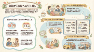 施設から施設への引っ越し|手順と注意点を徹底解説