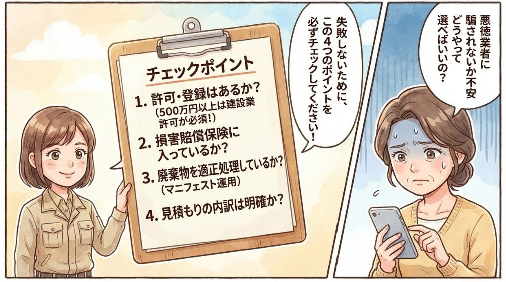 板橋区の解体業者選びで失敗しないために
