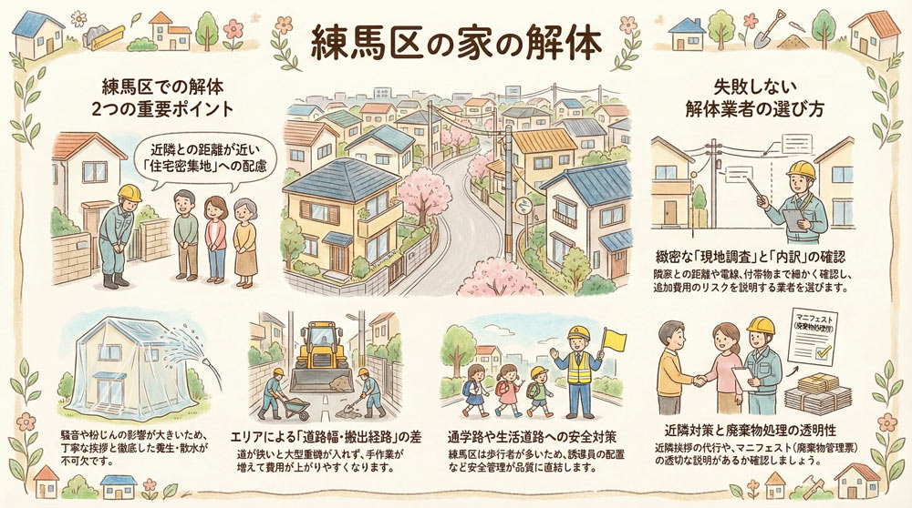 練馬区の家の解体