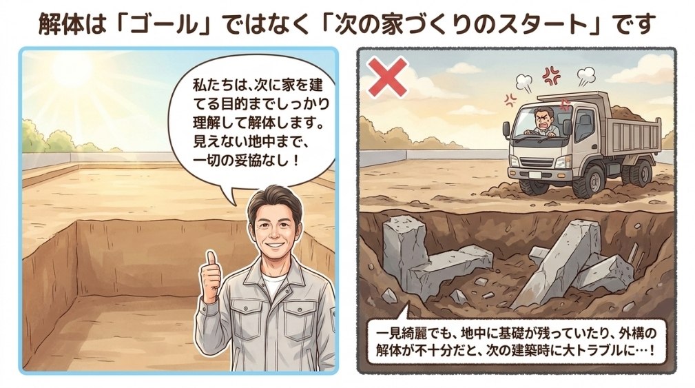 解体の先を見通した「解体」