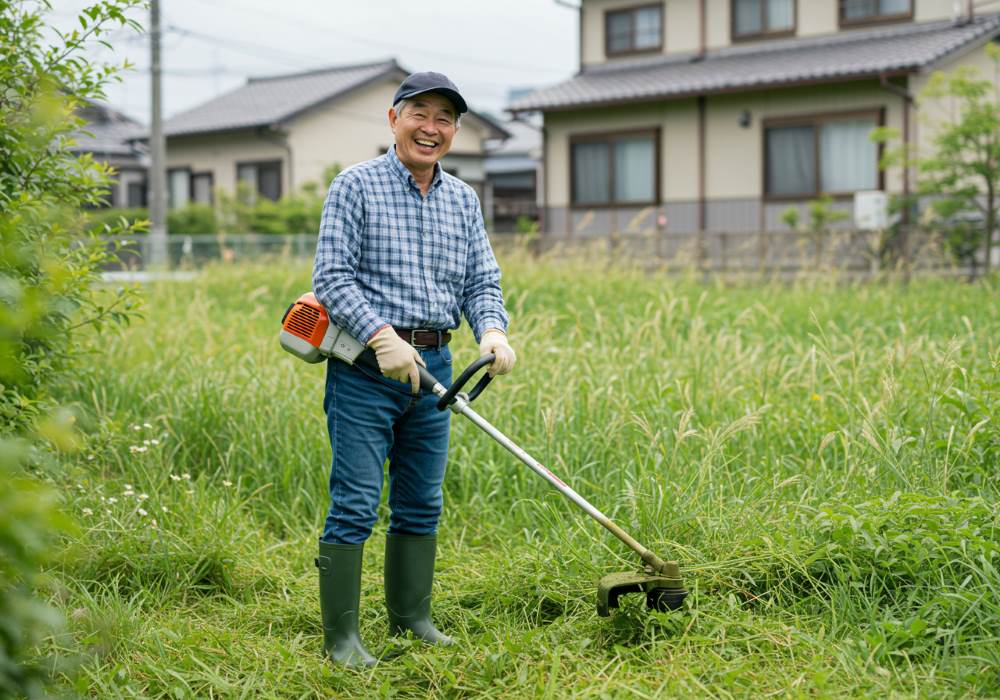 川越市で草刈機をレンタルする方法