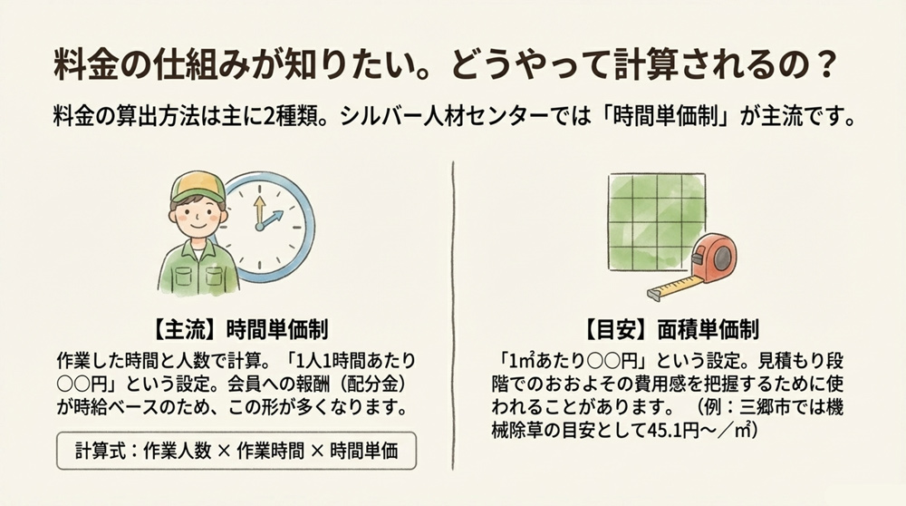 草刈り料金の仕組み