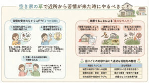 空き家の草で近所から苦情が来た時にやるべきこと