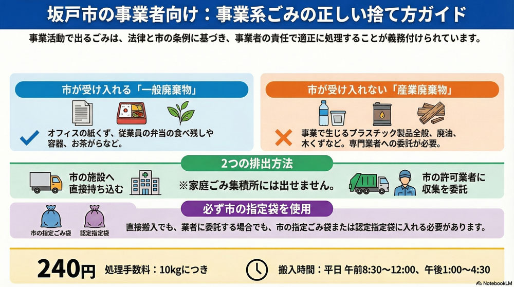 そのゴミ、坂戸市(行政)で捨てられる?捨てられない?