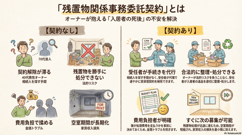 「残置物関係事務委託契約」とは