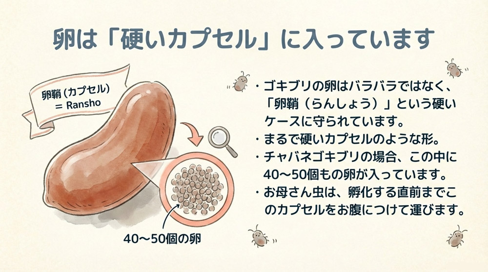 「卵鞘(らんしょう)」とは