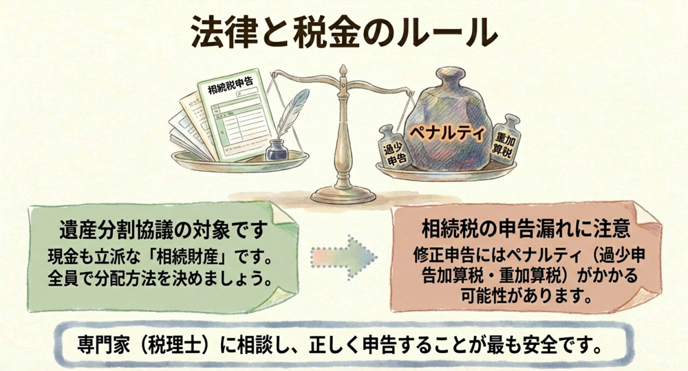 相続税の申告漏れに注意する