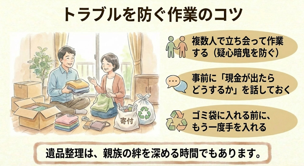 現金トラブルを防ぐためのポイント