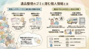 遺品整理のゴミに潜む個人情報とは