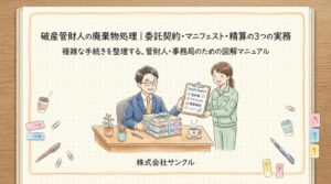 破産管財人の廃棄物処理|委託契約・マニフェスト・精算の3つの実務
